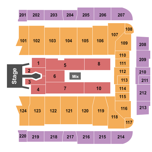 CFG Bank Arena Tim McGraw Seating Chart